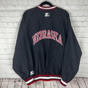 Vintage Starter Nebraska Huskers Pullover